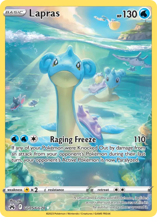 Lapras — Crown Zenith card #GG05