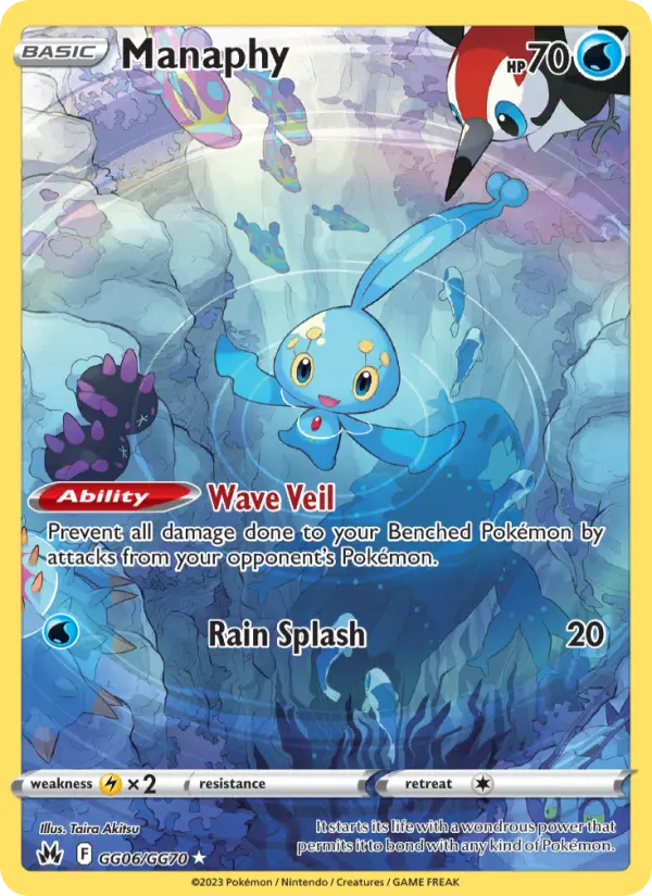 Manaphy — Crown Zenith card #GG06