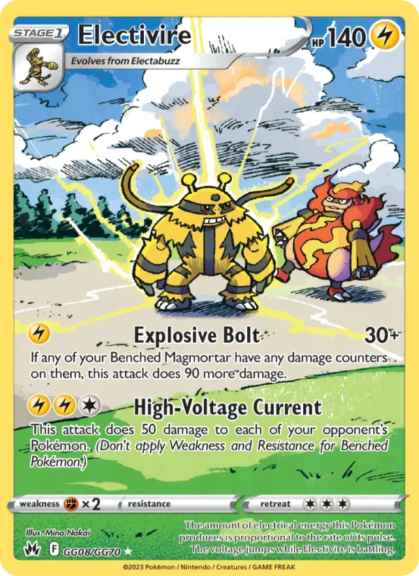 Electivire — Crown Zenith card #GG08