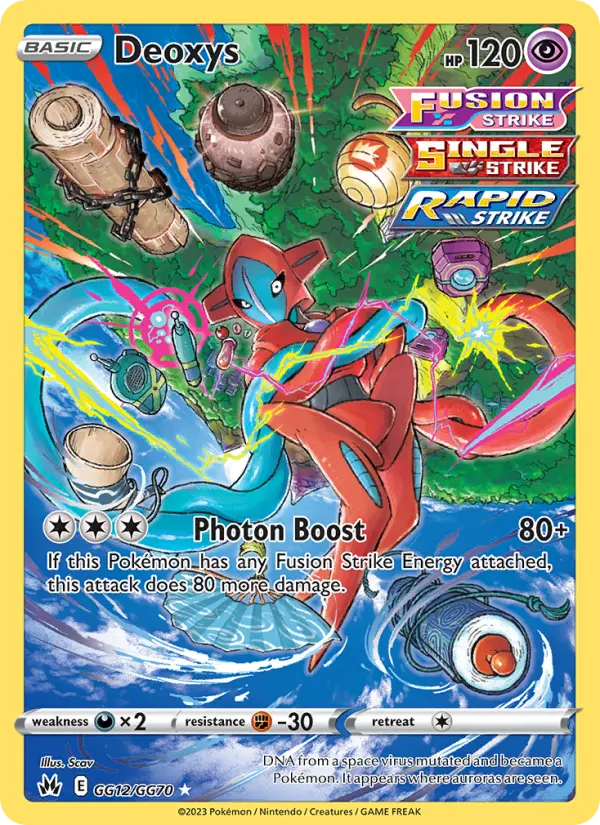 Deoxys — Crown Zenith card #GG12