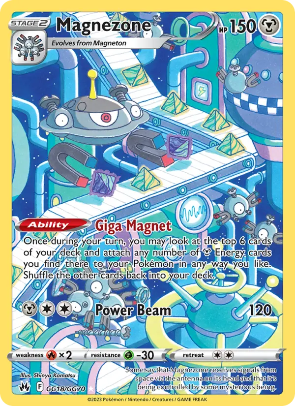 Magnezone — Crown Zenith card #GG18