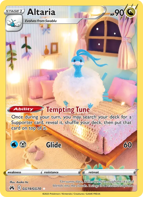 Altaria — Crown Zenith card #GG19
