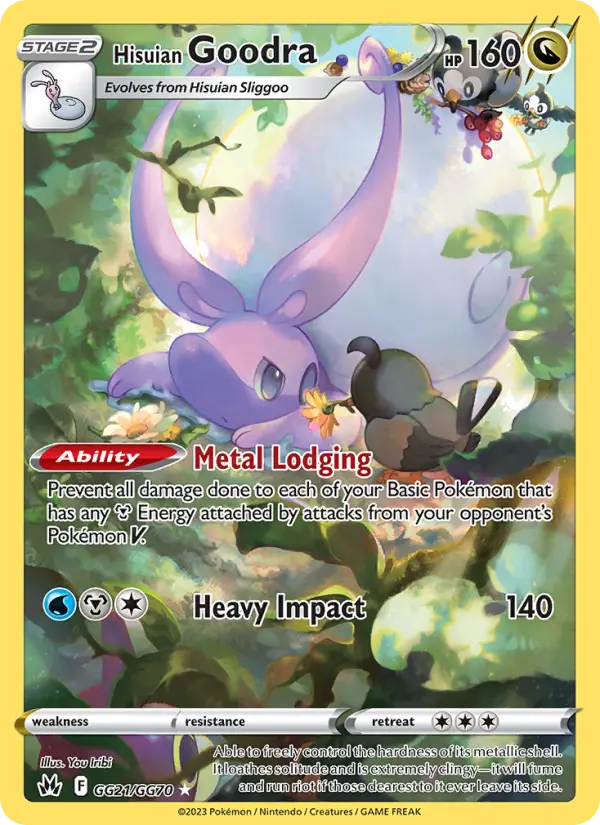 Hisuian Goodra — Crown Zenith card #GG21