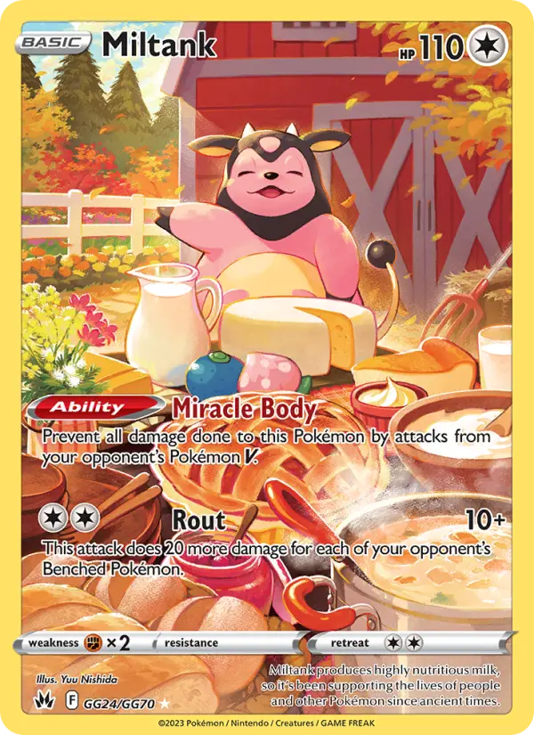 Miltank — Crown Zenith card #GG24