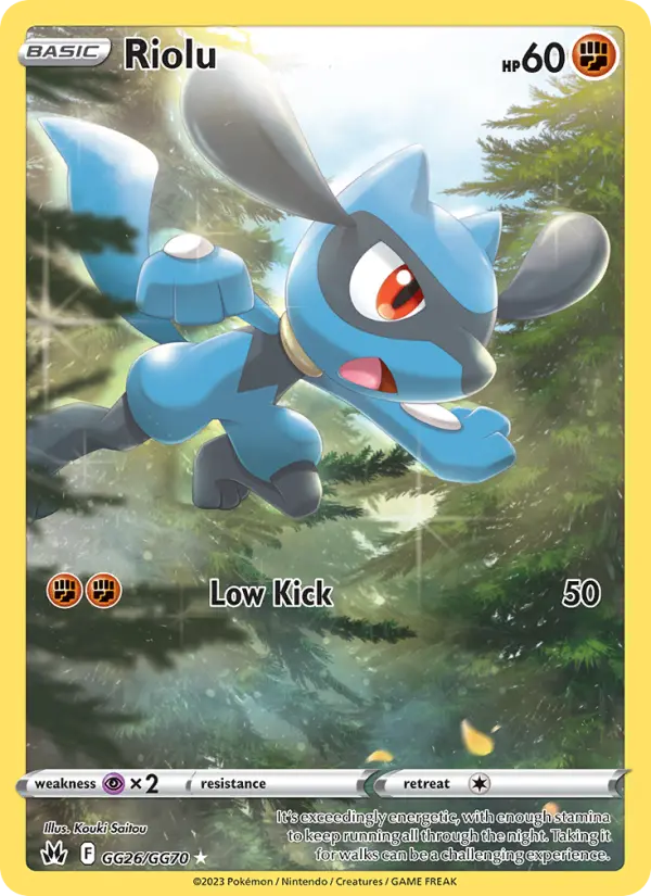 Riolu — Crown Zenith card #GG26