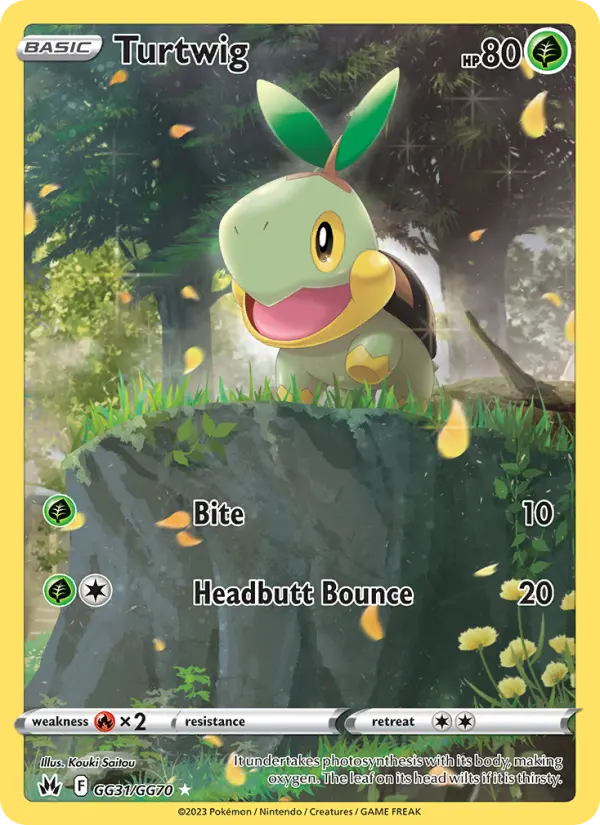 Turtwig — Crown Zenith card #GG31