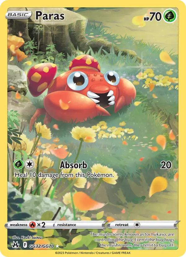 Paras — Crown Zenith card #GG32