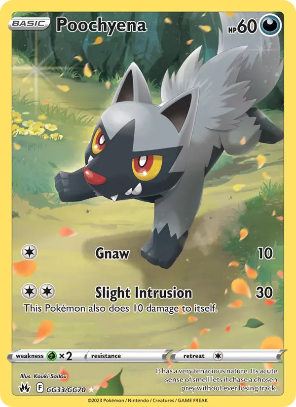 Poochyena — Crown Zenith card #GG33