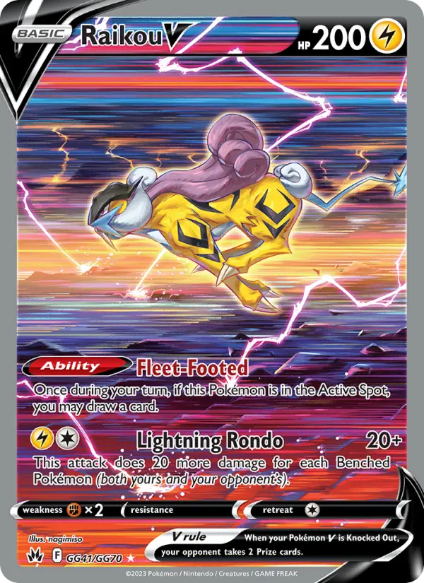 Raikou V — Crown Zenith card #GG41