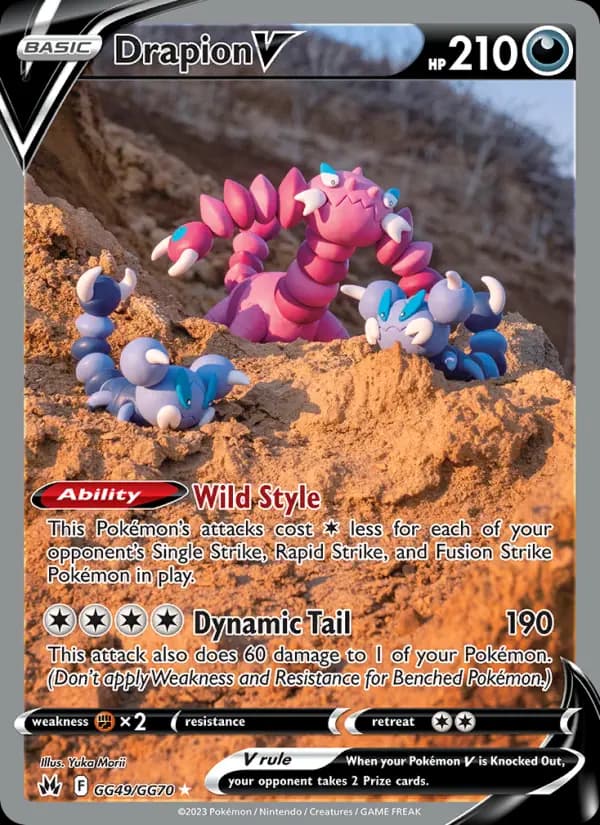 Drapion V — Crown Zenith card #GG49
