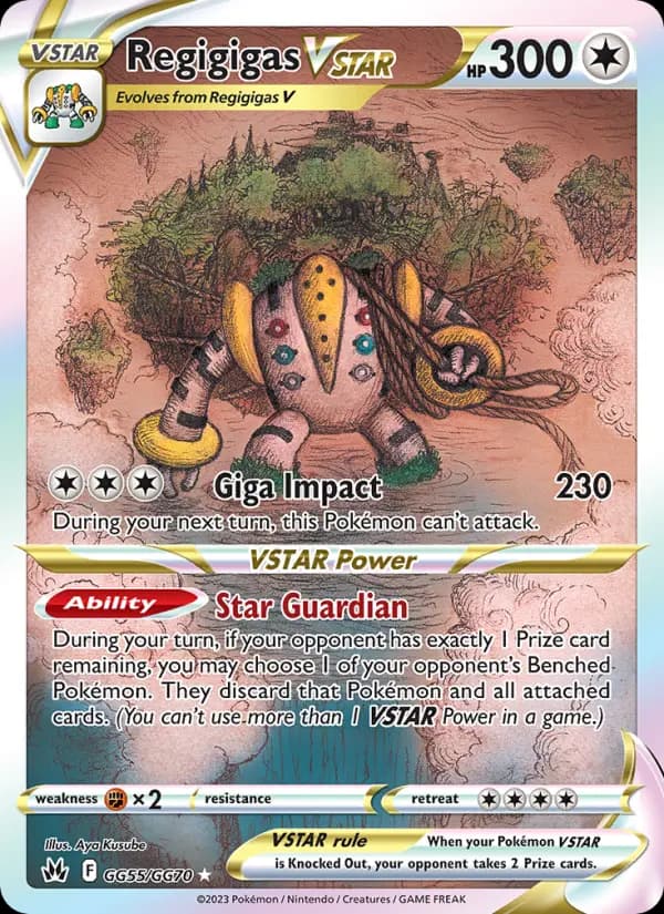 Regigigas VSTAR — Crown Zenith card #GG55