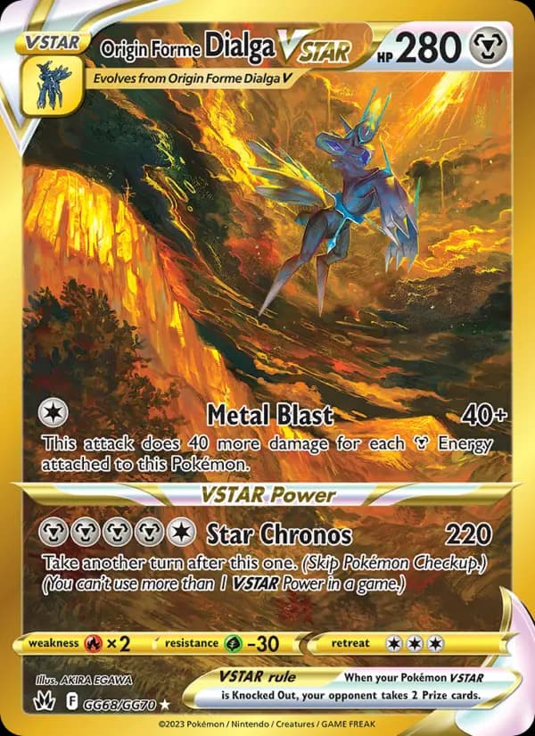 Origin Forme Dialga VSTAR — Crown Zenith card #GG68