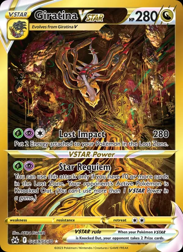 Giratina VSTAR — Crown Zenith card #GG69