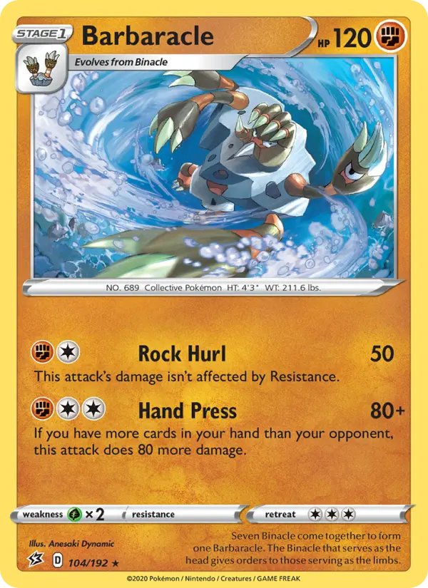 Barbaracle — Rebel Clash card #104