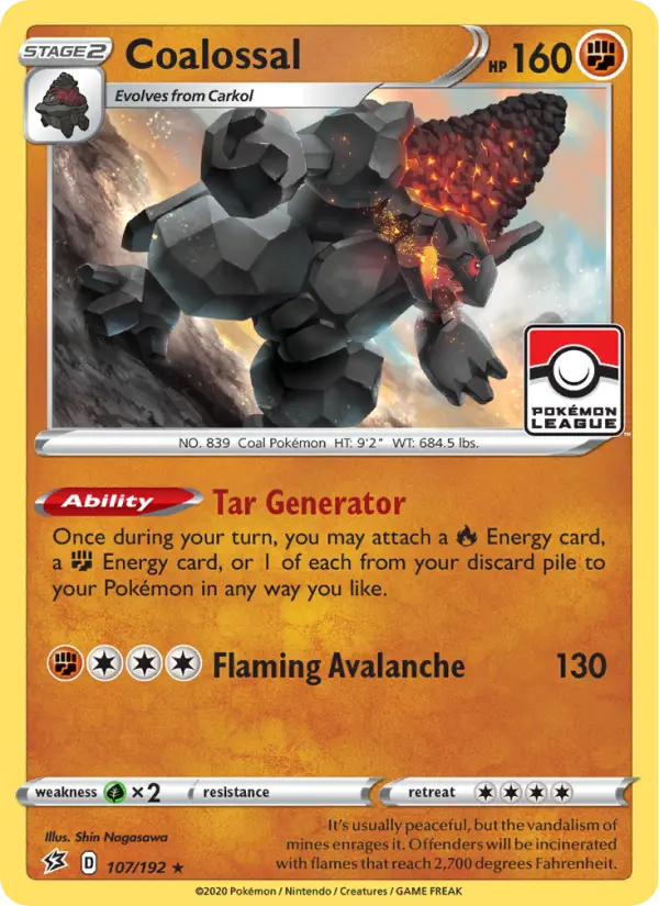 Coalossal — Rebel Clash card #107