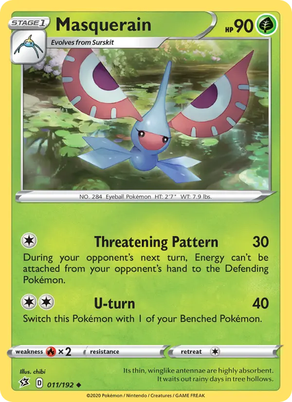 Masquerain — Rebel Clash card #11