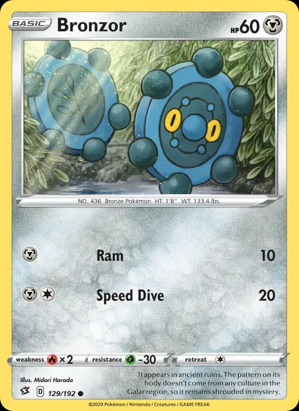 Bronzor — Rebel Clash card #129