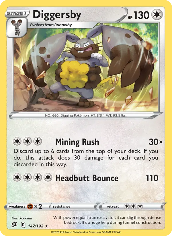 Diggersby — Rebel Clash card #147