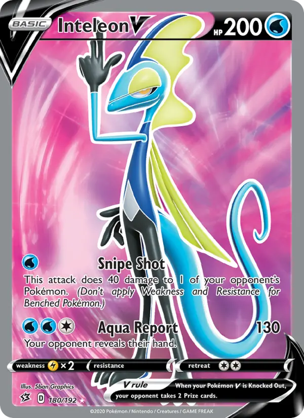 Inteleon V — Rebel Clash card #180