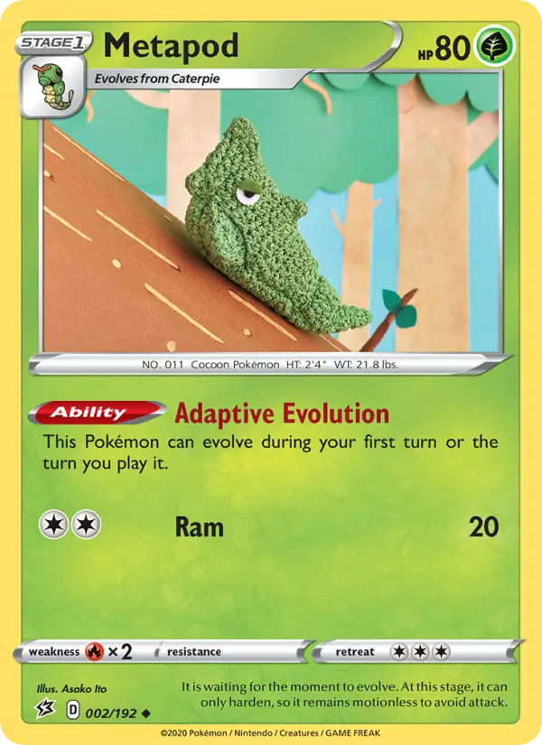 Metapod — Rebel Clash card #2