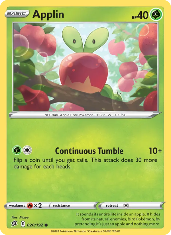 Applin — Rebel Clash card #20