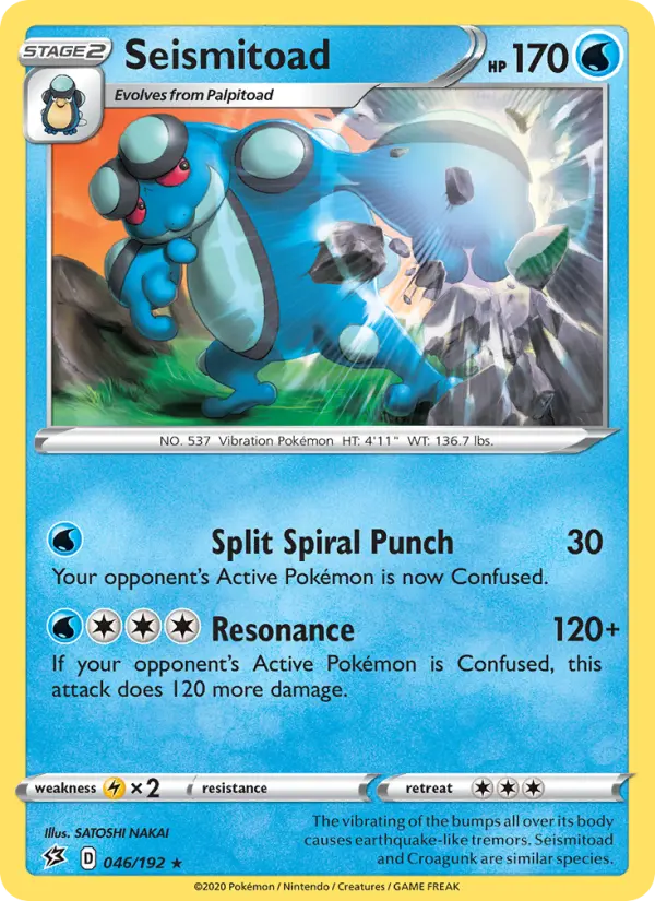 Seismitoad — Rebel Clash card #46