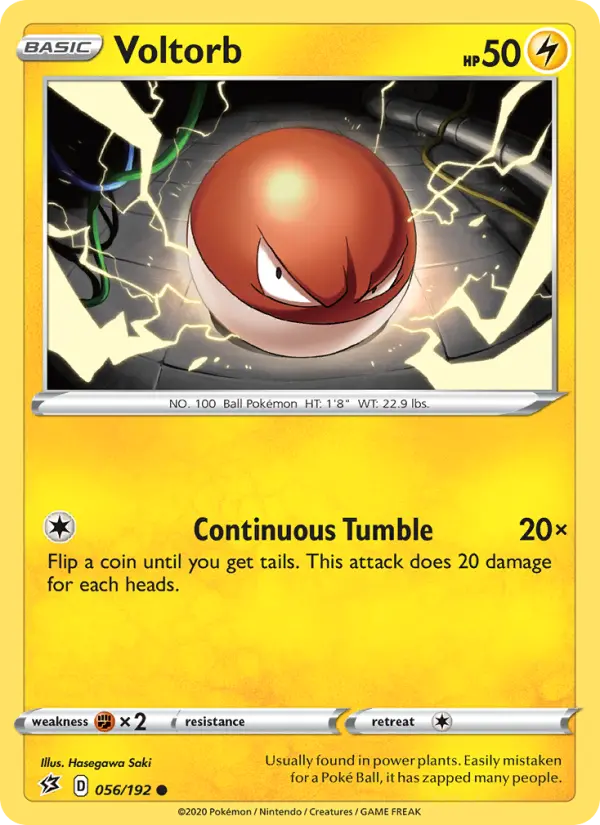 Voltorb — Rebel Clash card #56