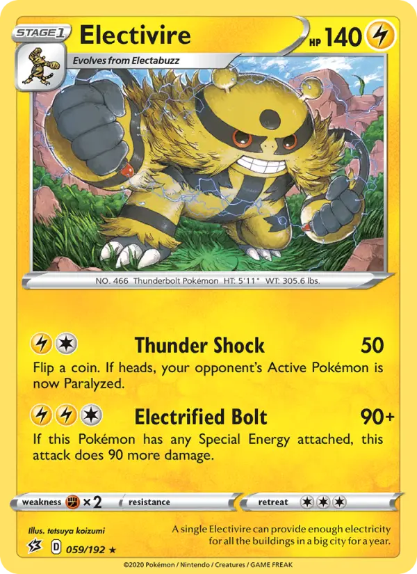 Electivire — Rebel Clash card #59