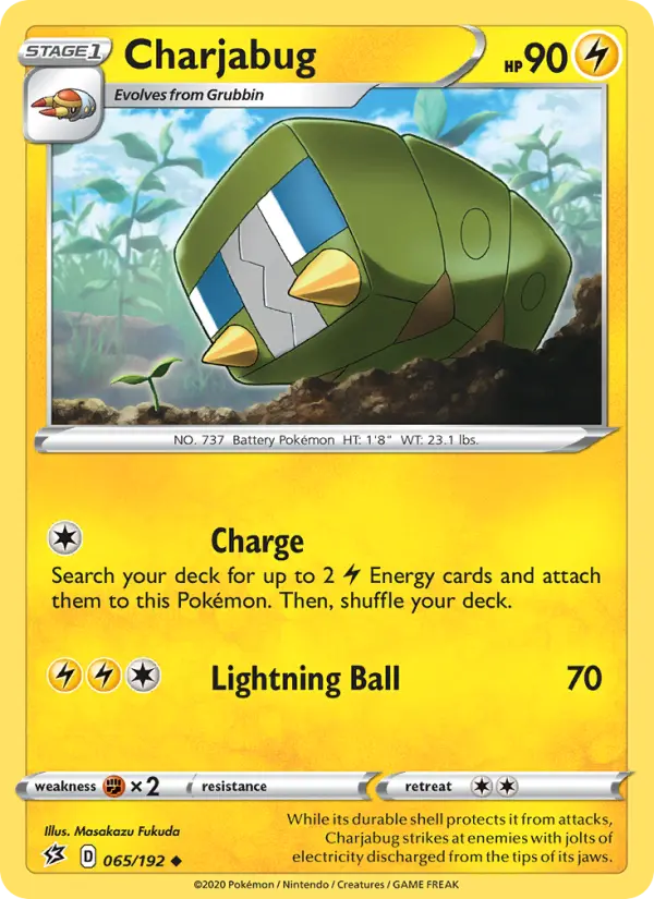 Charjabug — Rebel Clash card #65