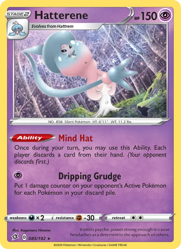 Hatterene — Rebel Clash card #85