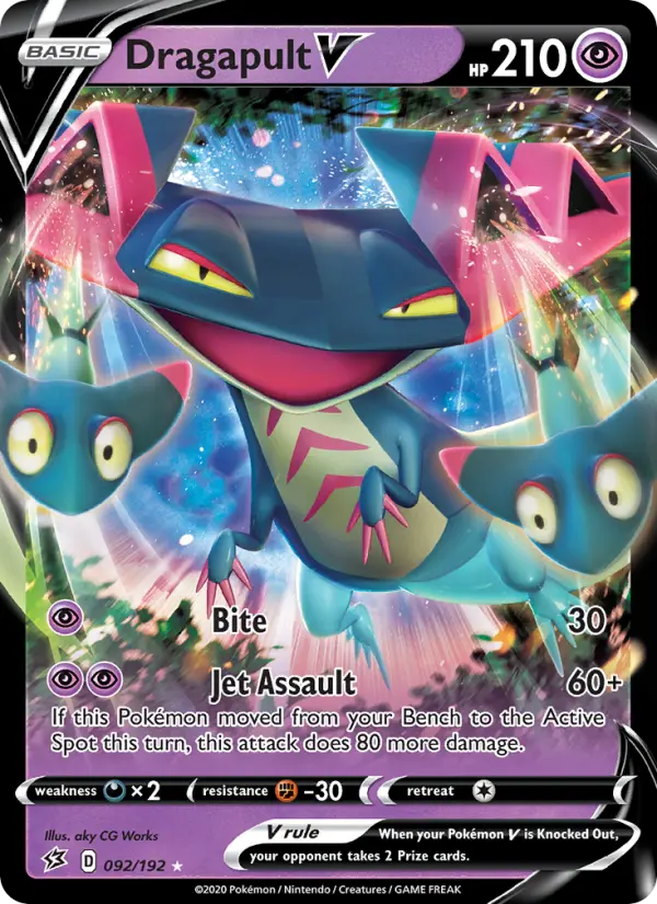 Dragapult V — Rebel Clash card #92