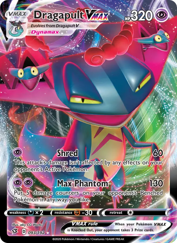 Dragapult VMAX — Rebel Clash card #93