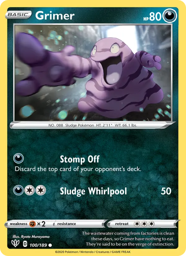 Grimer — Darkness Ablaze card #100