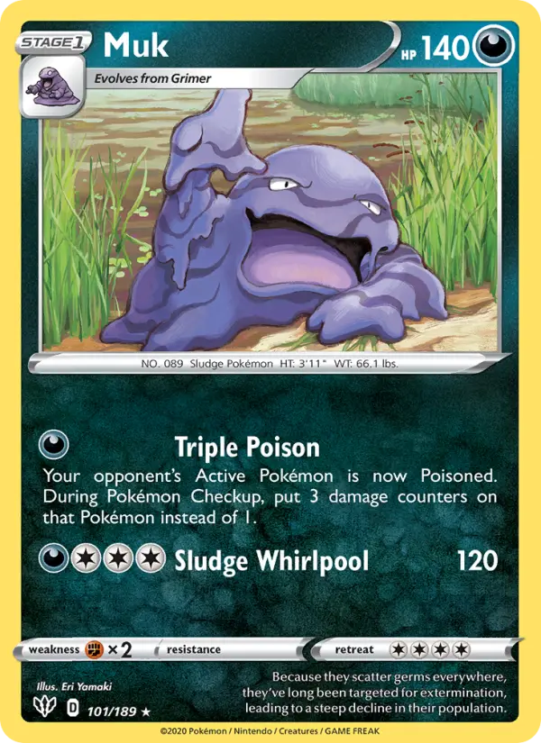 Muk — Darkness Ablaze card #101