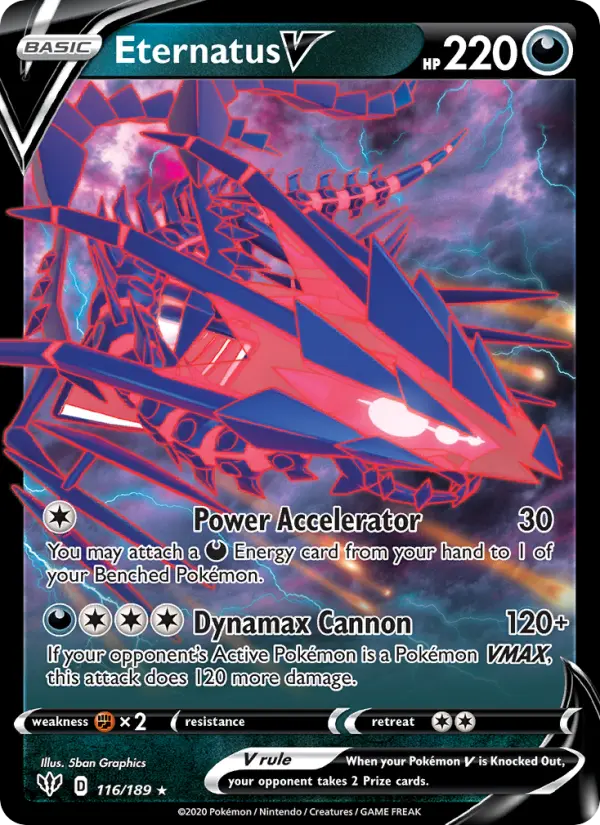 Eternatus V — Darkness Ablaze card #116