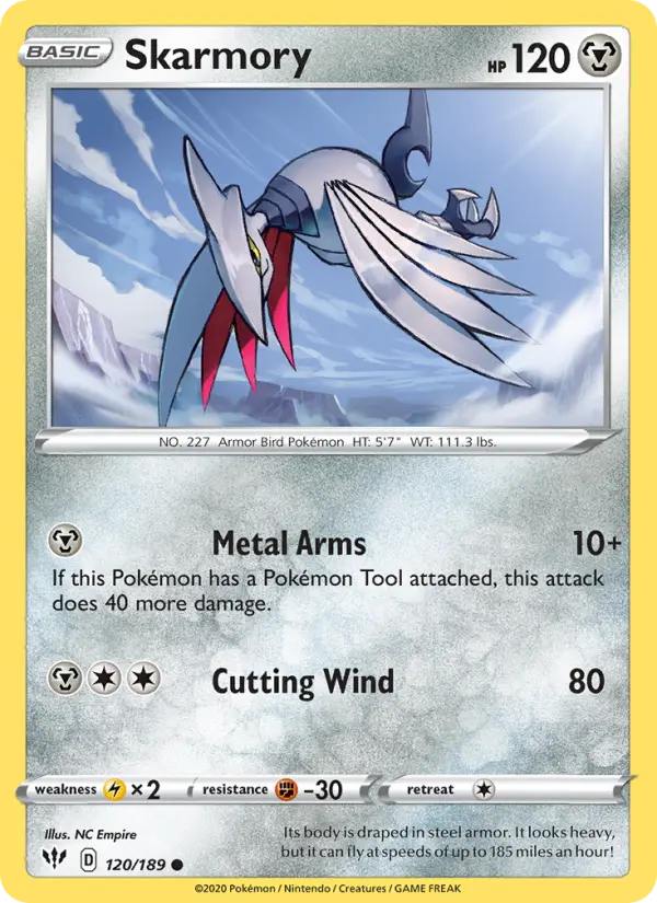 Skarmory — Darkness Ablaze card #120