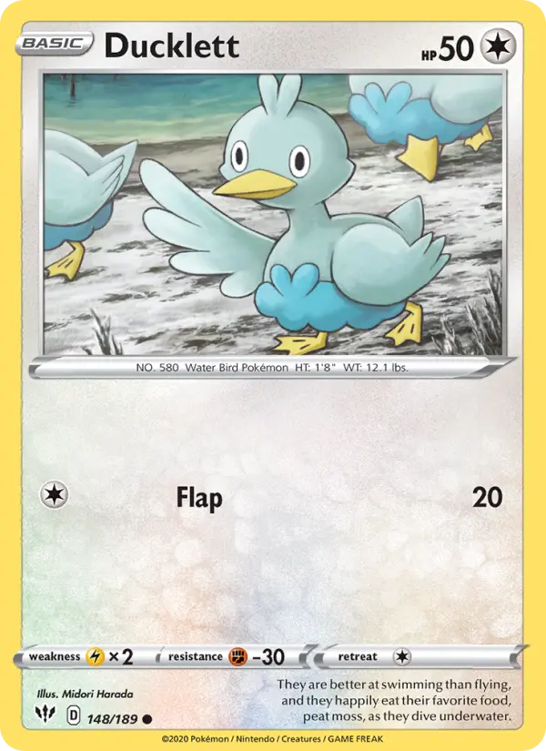 Ducklett — Darkness Ablaze card #148