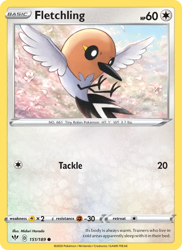 Fletchling — Darkness Ablaze card #151