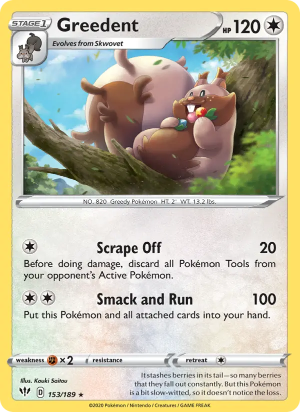 Greedent — Darkness Ablaze card #153