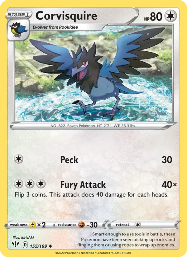 Corvisquire — Darkness Ablaze card #155
