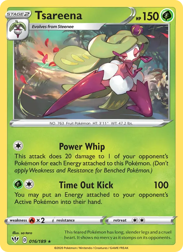 Tsareena — Darkness Ablaze card #16