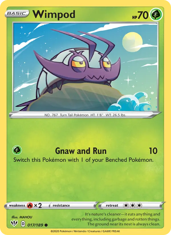 Wimpod — Darkness Ablaze card #17