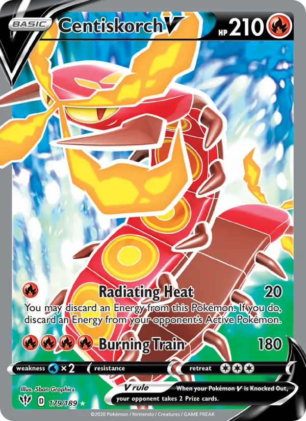Centiskorch V — Darkness Ablaze card #179