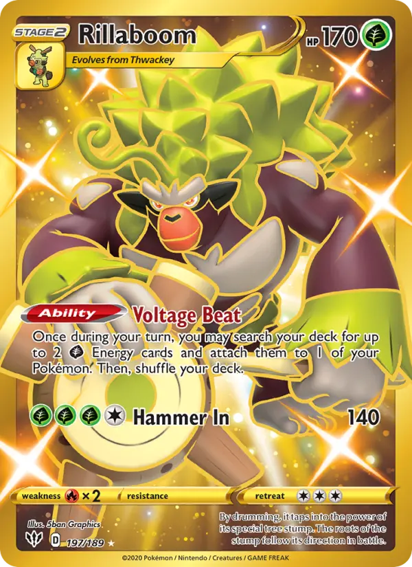 Rillaboom — Darkness Ablaze card #197