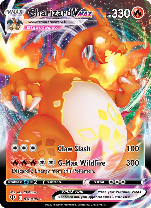 Charizard VMAX — Darkness Ablaze card #20