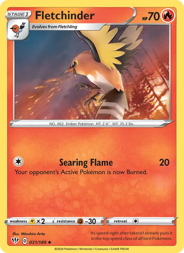 Fletchinder — Darkness Ablaze card #31