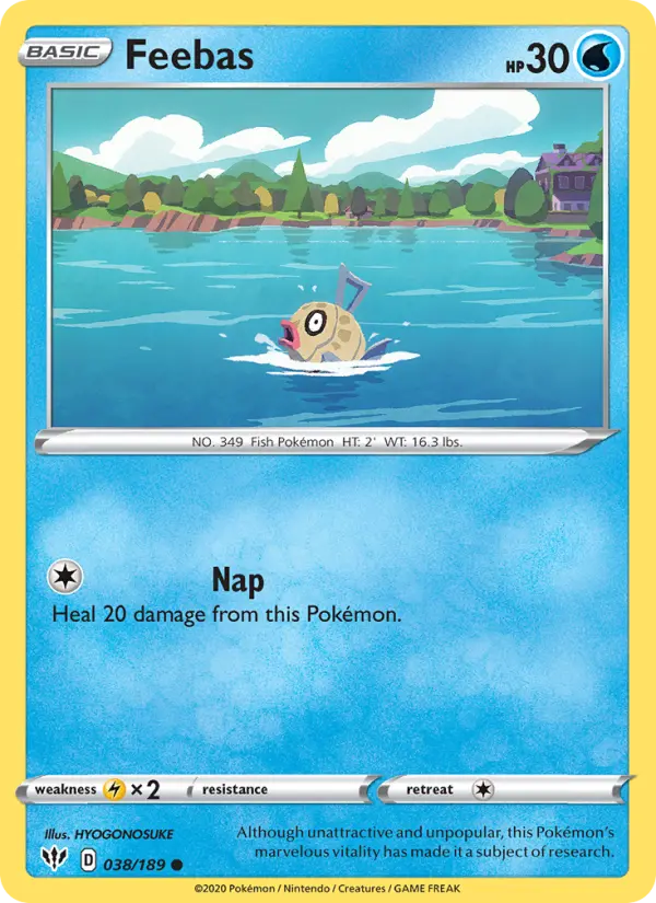 Feebas — Darkness Ablaze card #38