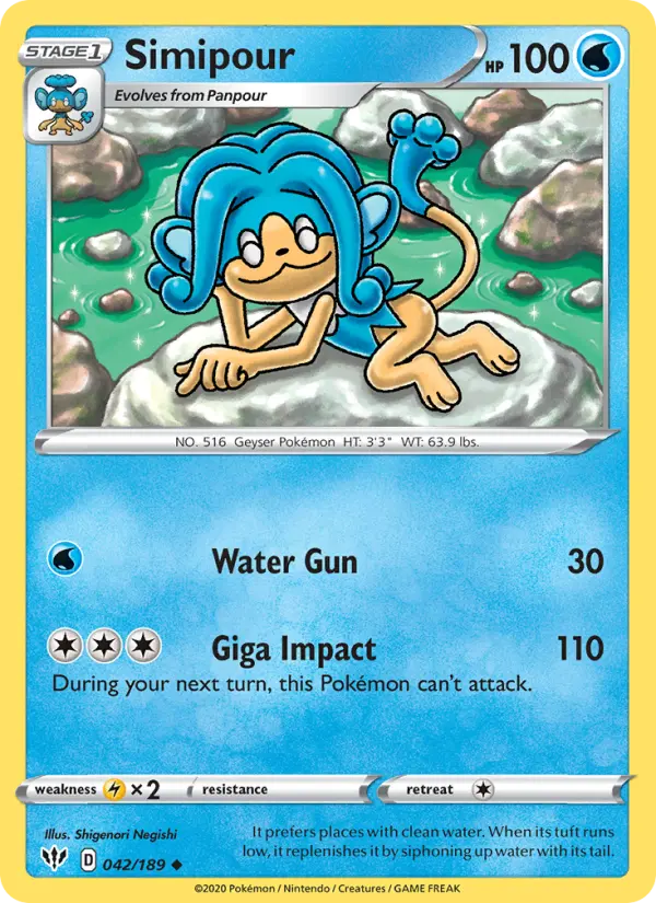 Simipour — Darkness Ablaze card #42