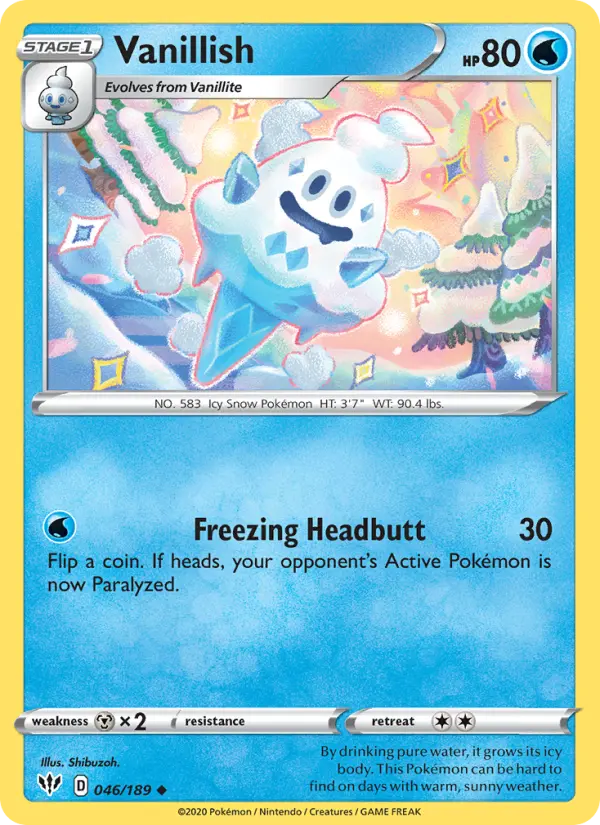 Vanillish — Darkness Ablaze card #46