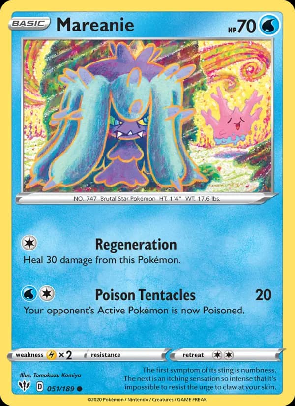 Mareanie — Darkness Ablaze card #51